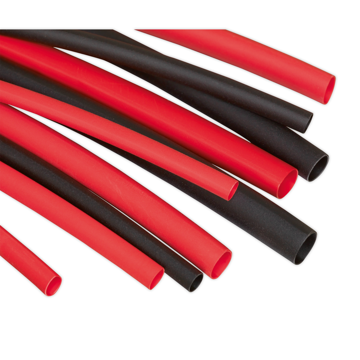 Heat Shrink Tubing Assortment 180pc 50 & 100mm Black & Red