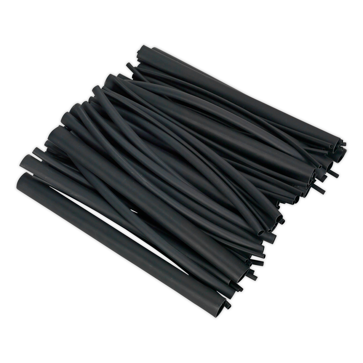 Heat Shrink Tubing Assortment 72pc Black Adhesive Lined 200mm