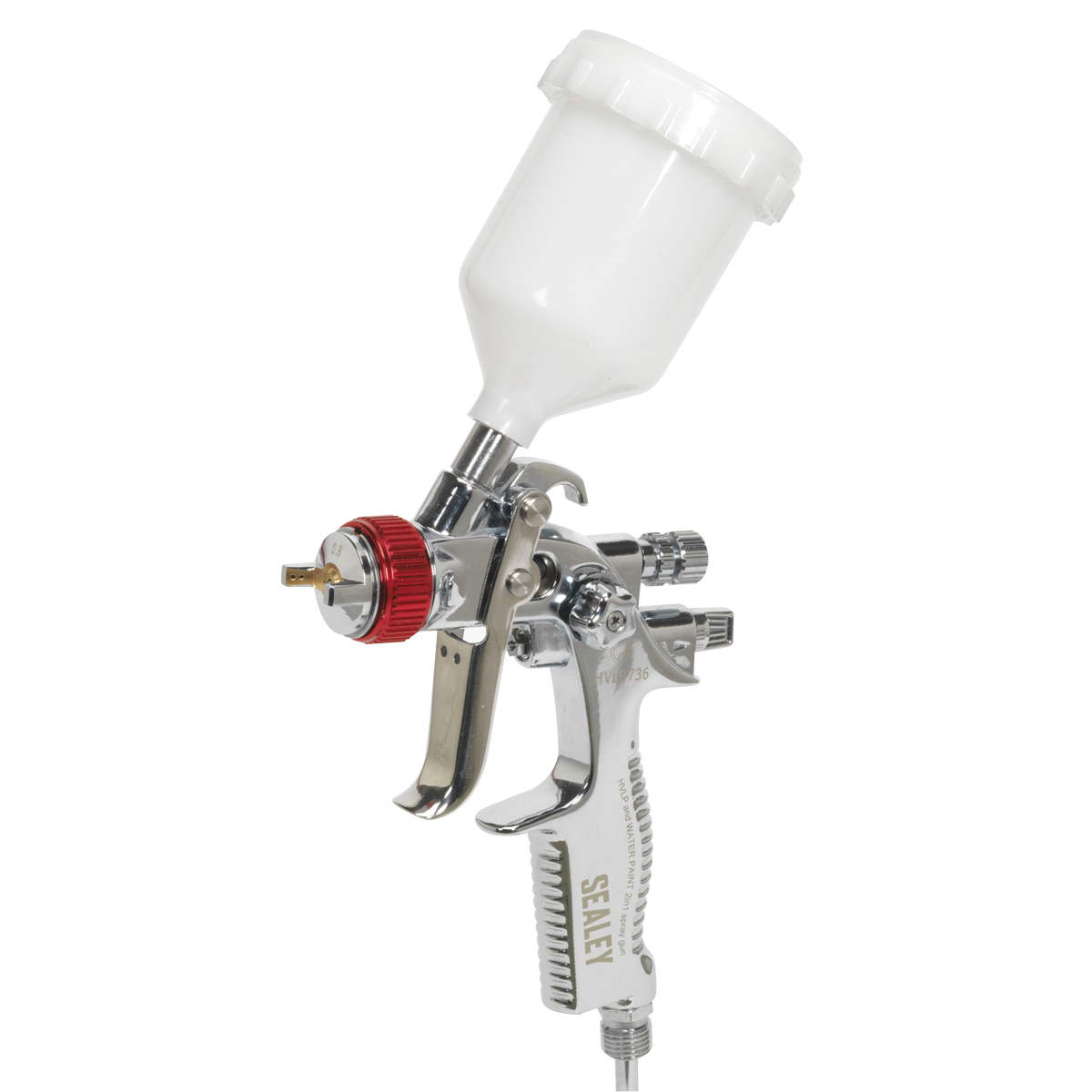 HVLP Gravity Feed Top Coat/Touch-Up Spray Gun Set