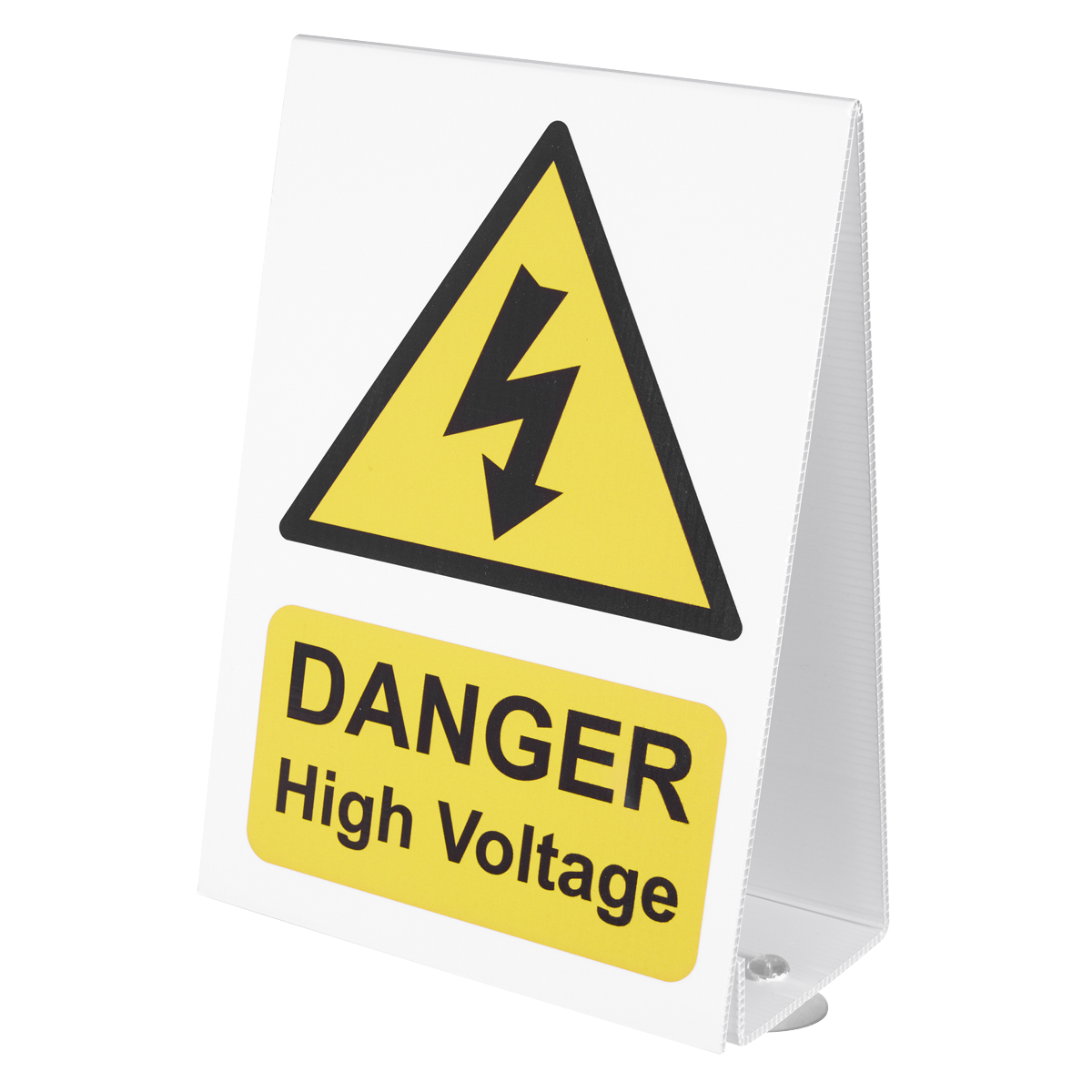 High Voltage Vehicle Warning Sign