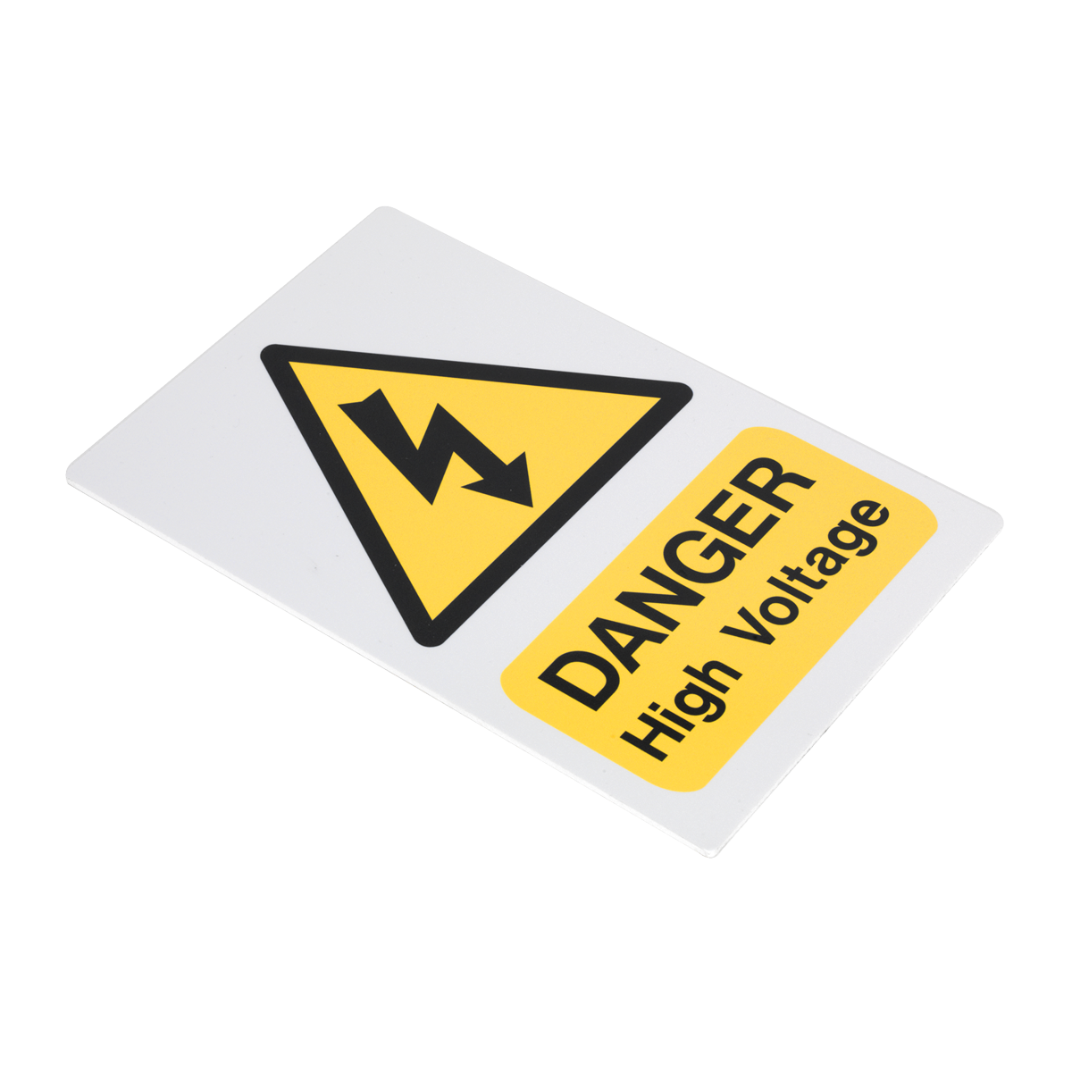 High Voltage Warning Sign 200 x 300mm