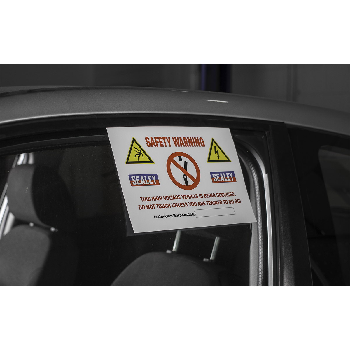 Hybrid/Electric Vehicle Warning Sign