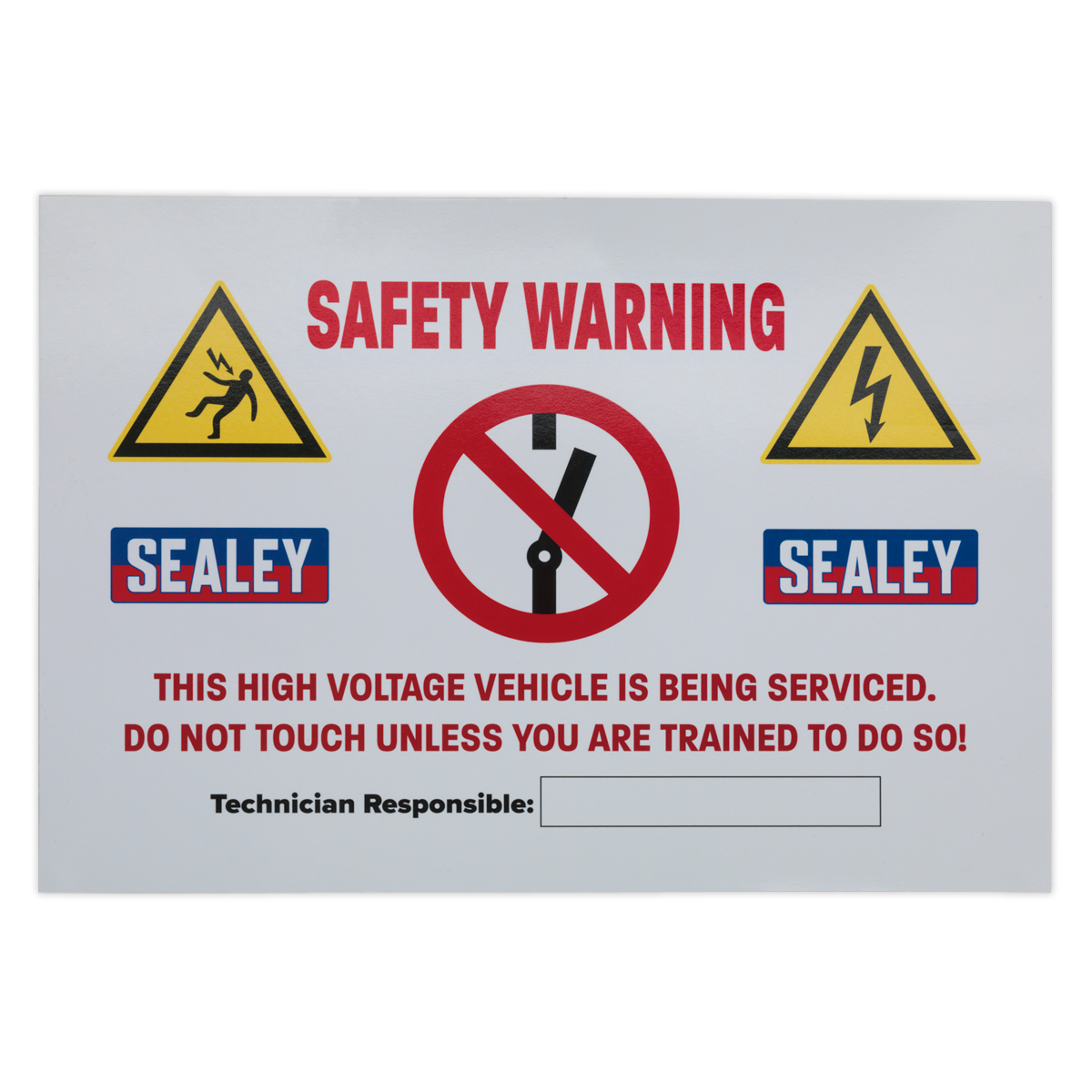 Hybrid/Electric Vehicle Warning Sign