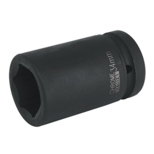 Impact Socket 34mm Deep 1"Sq Drive