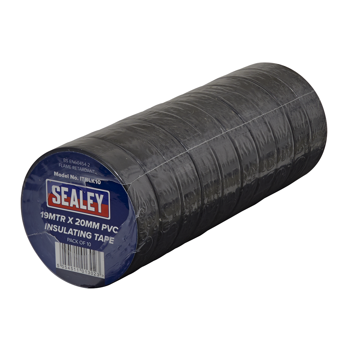 PVC Insulating Tape 19mm x 20m Black Pack of 10