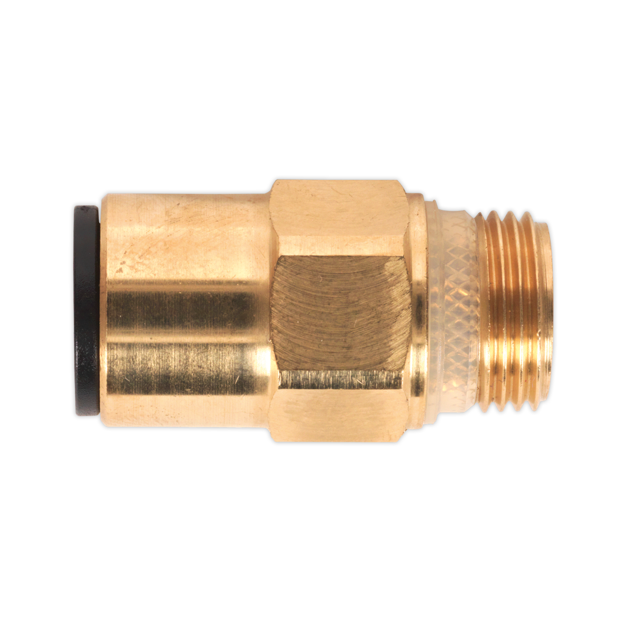 Brass SuperThread Straight Adaptor 12mm x 3/8"BSP Pack of 2 (John Guest Speedfit® - RM011213)