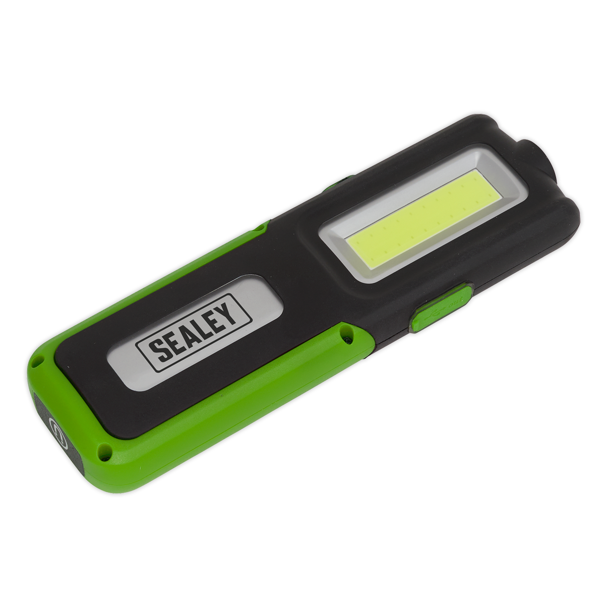 Rechargeable Inspection Light 5W COB & 3W SMD LED with Power Bank - Green