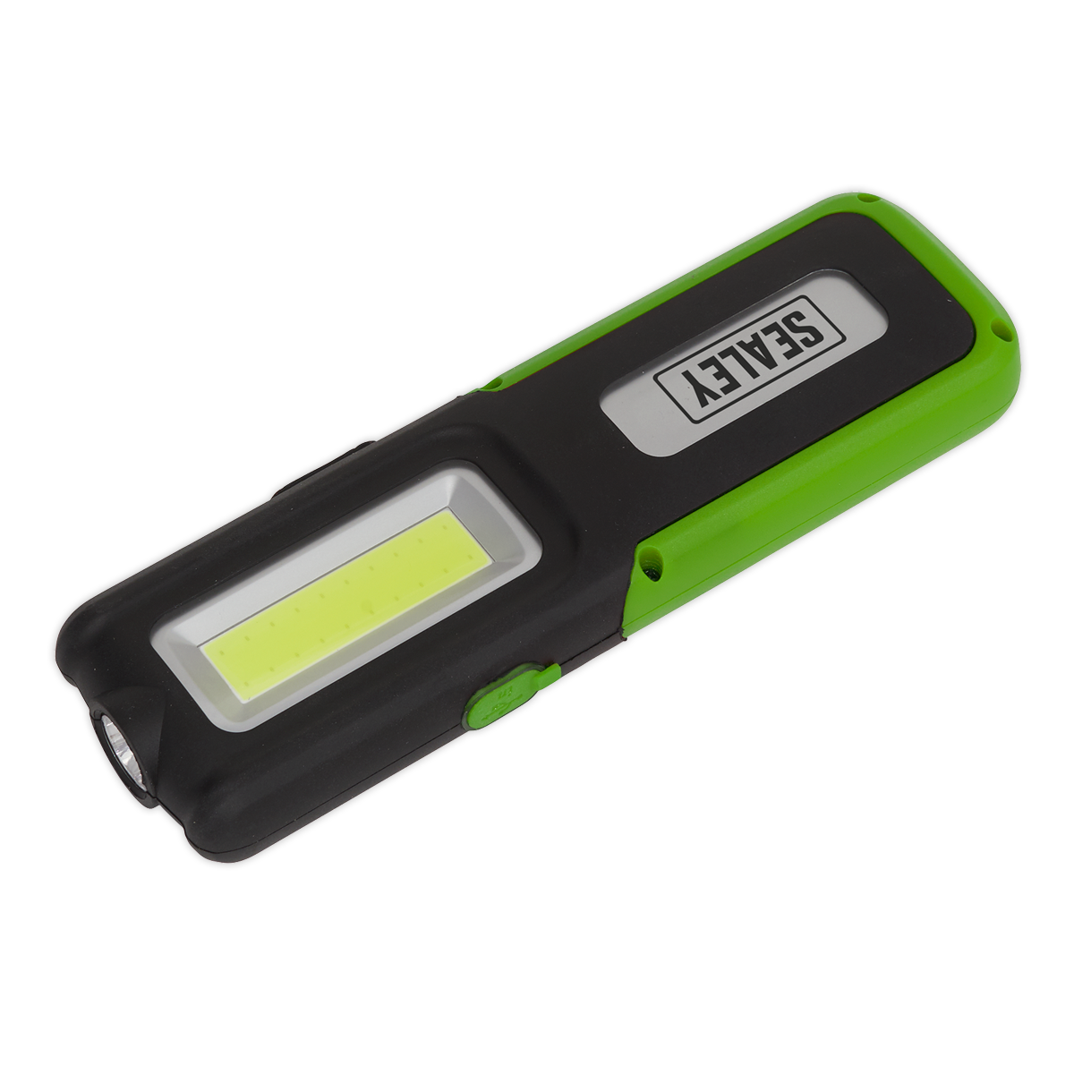 Rechargeable Inspection Light 5W COB & 3W SMD LED with Power Bank - Green