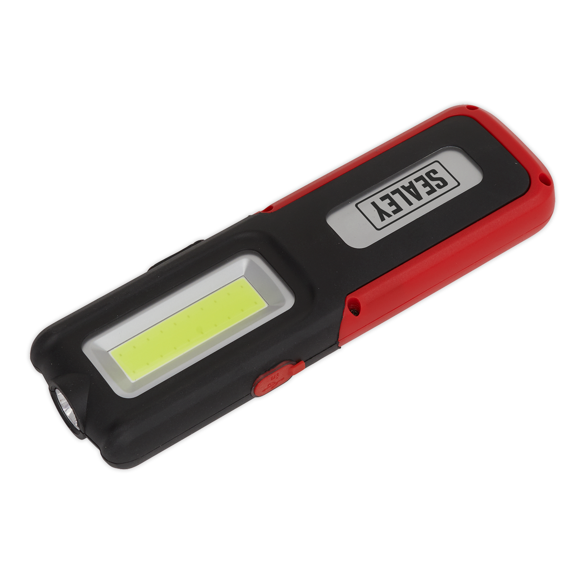 Rechargeable Inspection Light 5W COB & 3W SMD LED with Power Bank - Red