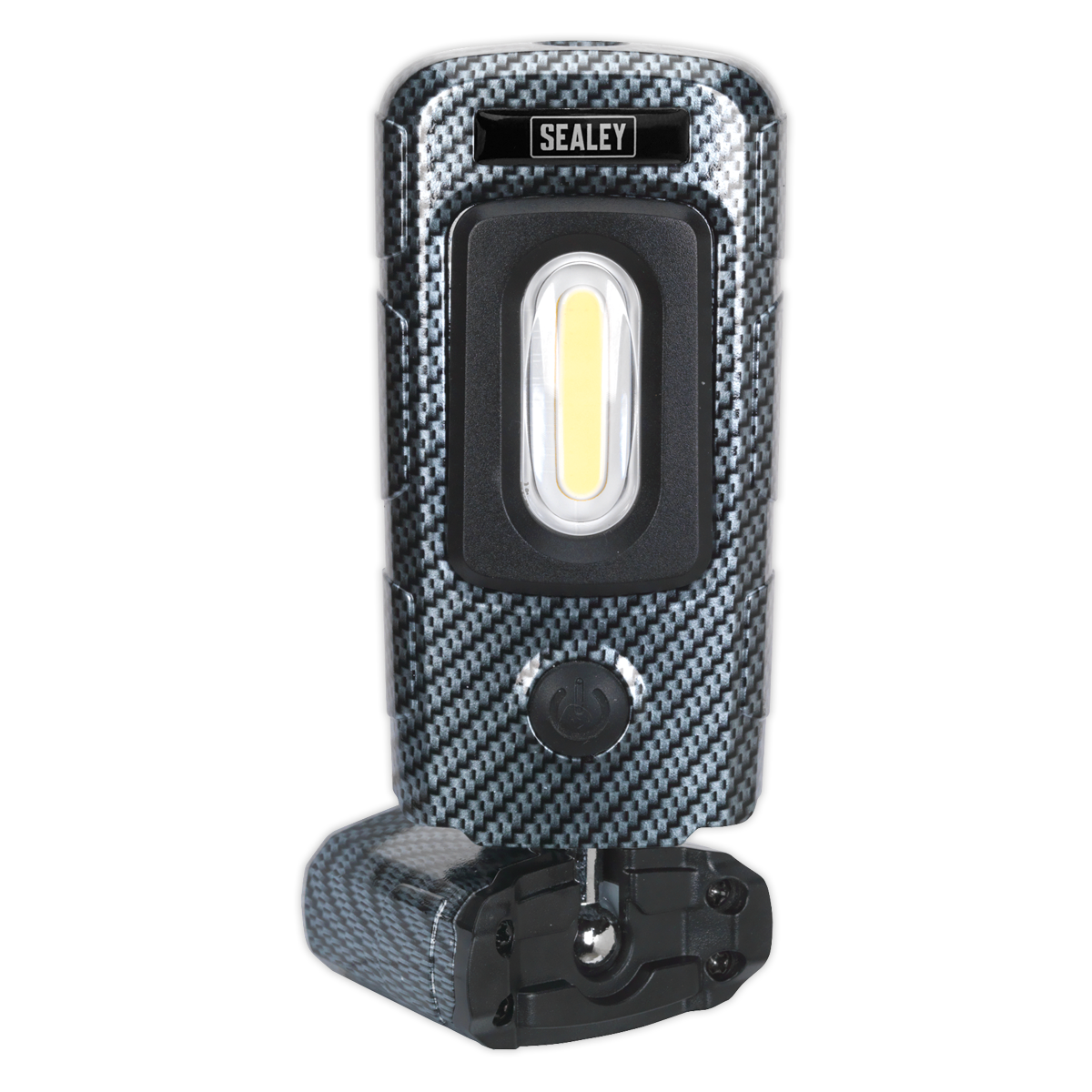 Rechargeable 360° Inspection Light 3W COB & 1W SMD LED Carbon Fibre Effect