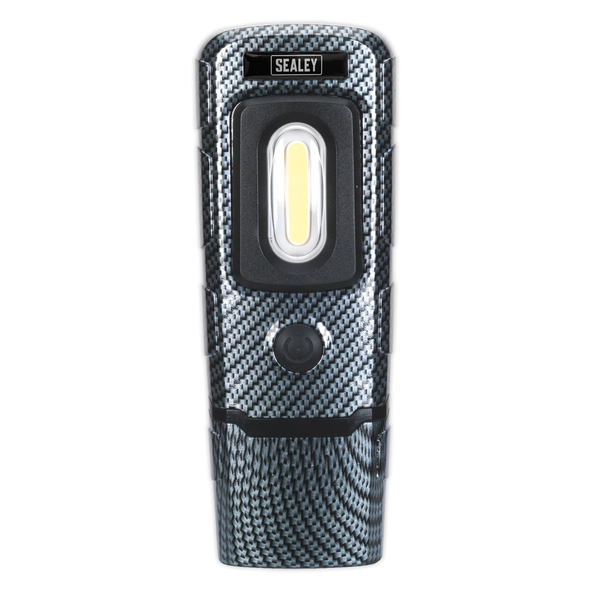 Rechargeable 360° Inspection Light 3W COB & 1W SMD LED Carbon Fibre Effect