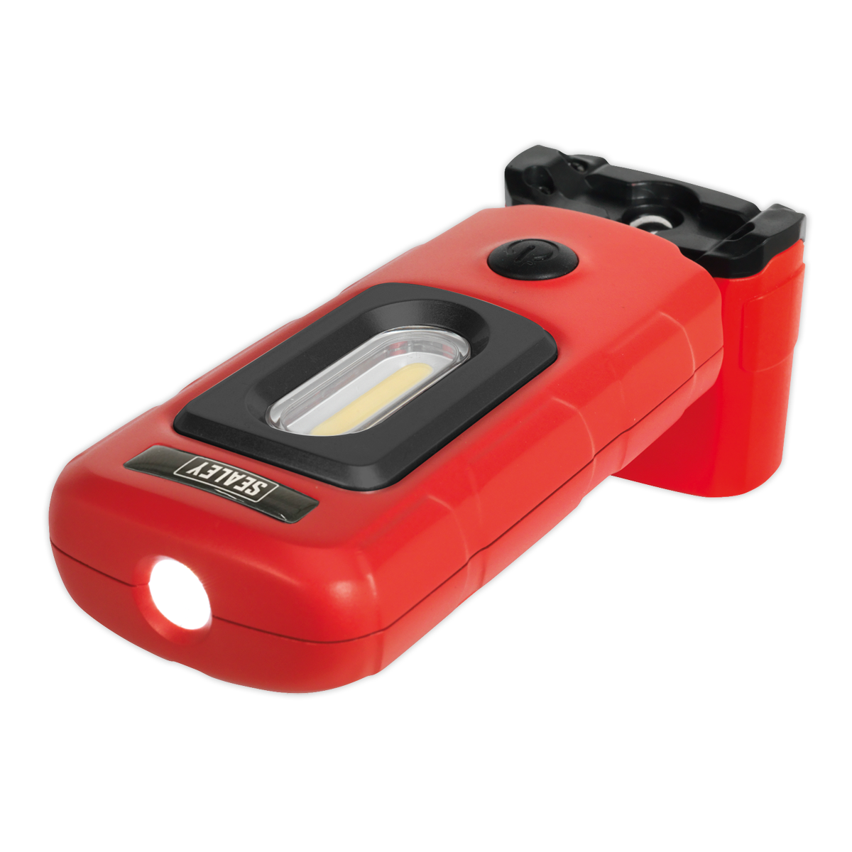 Rechargeable 360° Inspection Light 3W COB & 1W SMD LED Red Lithium-Polymer