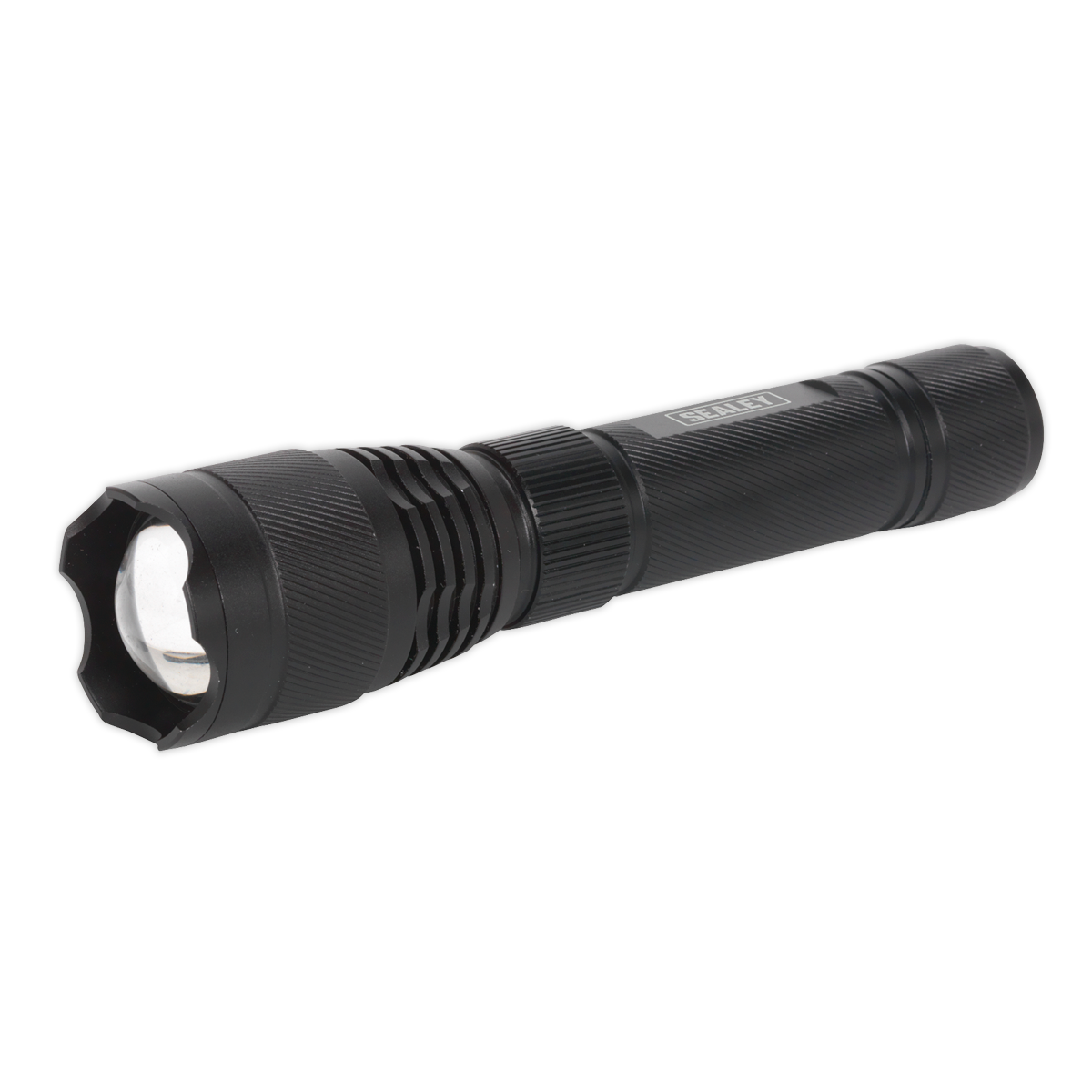 Aluminium Torch 10W SMD LED Adjustable Focus Rechargeable