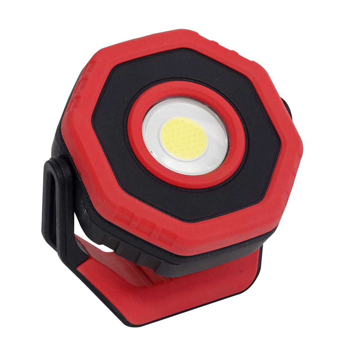 Rechargeable Pocket Floodlight with Magnet 360° 7W COB LED - Red