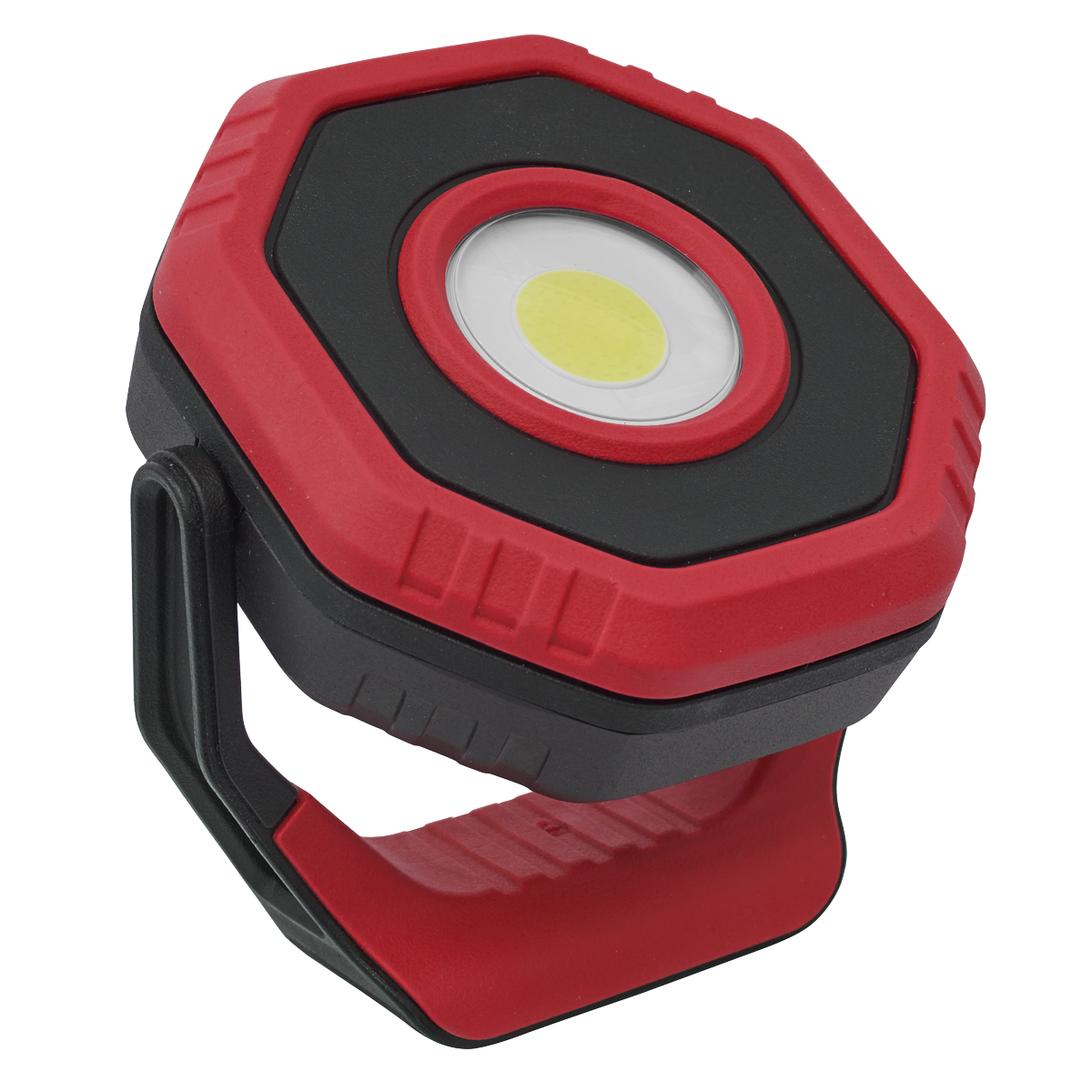 Rechargeable Pocket Floodlight with Magnet 360° 7W COB LED - Red