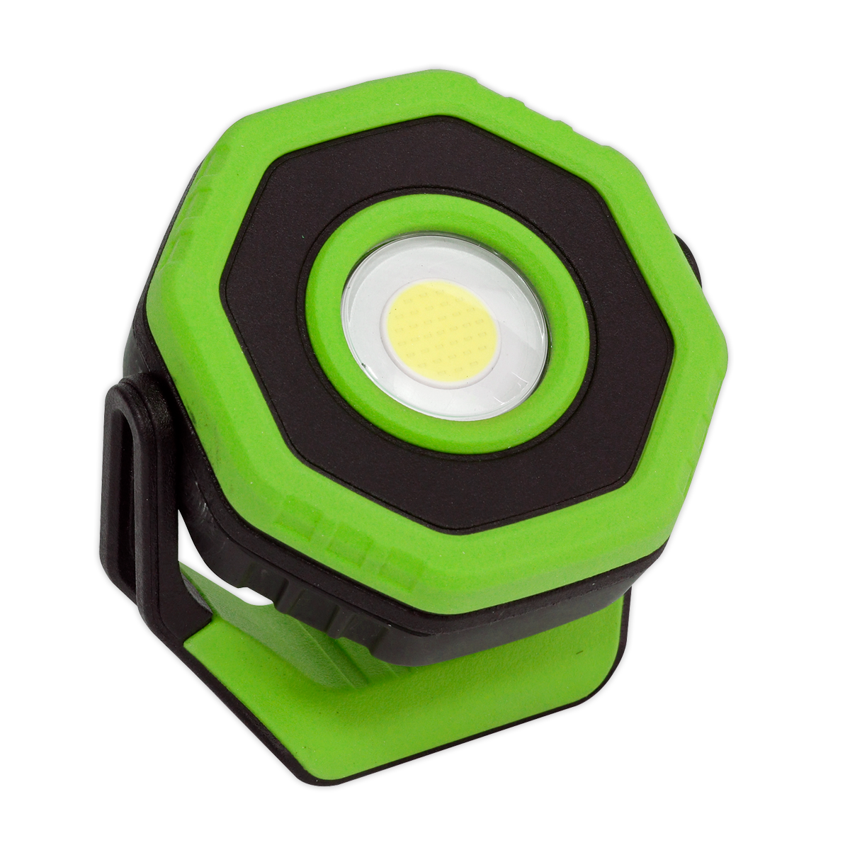 Rechargeable Pocket Floodlight with Magnet 360° 7W COB LED - Green