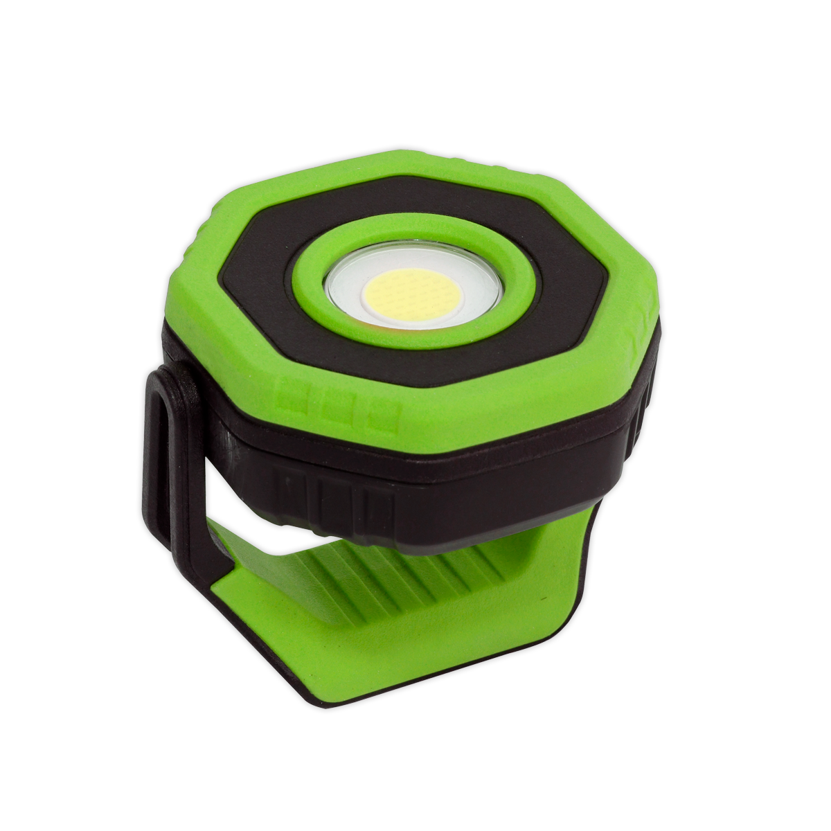 Rechargeable Pocket Floodlight with Magnet 360° 7W COB LED - Green