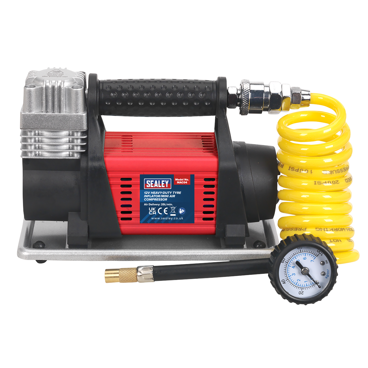 Tyre Inflator/Mini Air Compressor 12V Heavy-Duty