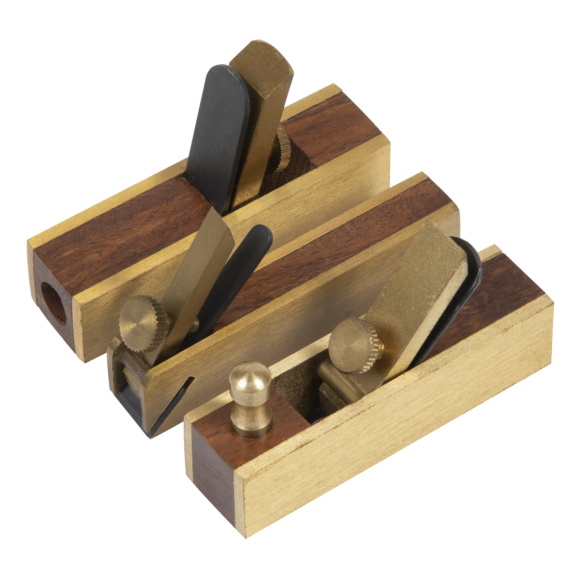 Mini Brass Plane Set 3pc