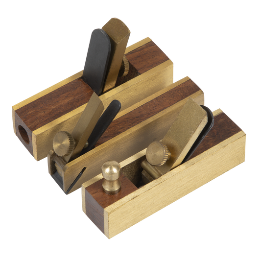 Mini Brass Plane Set 3pc