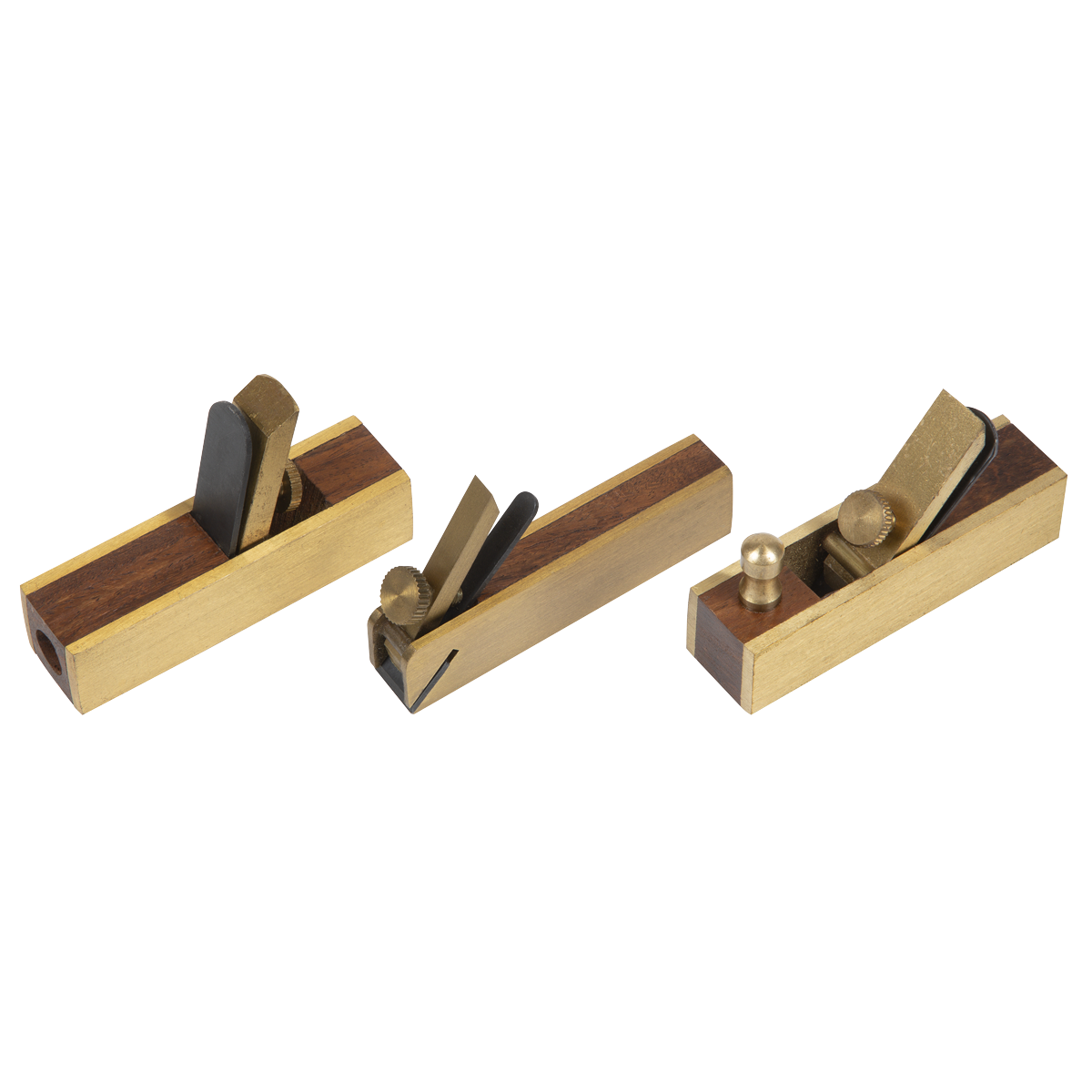 Mini Brass Plane Set 3pc