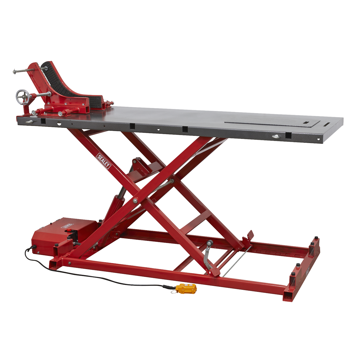 Motorcycle Lift 680kg Capacity Heavy-Duty Electro/Hydraulic