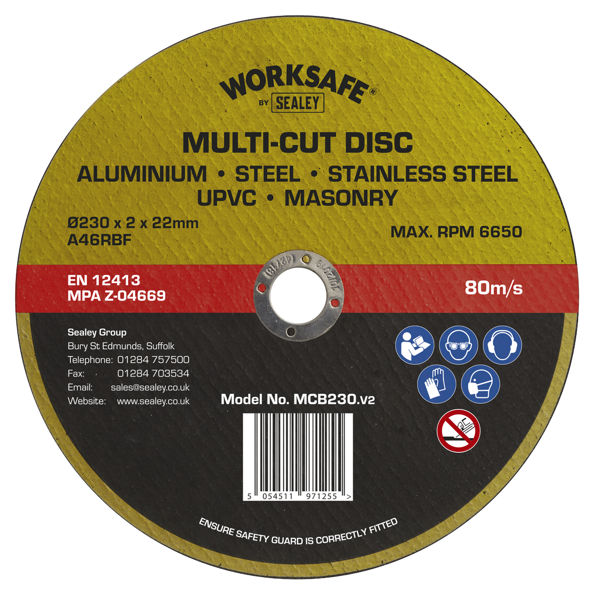 Multi-Cut Disc Ø230 x 2 x Ø22mm