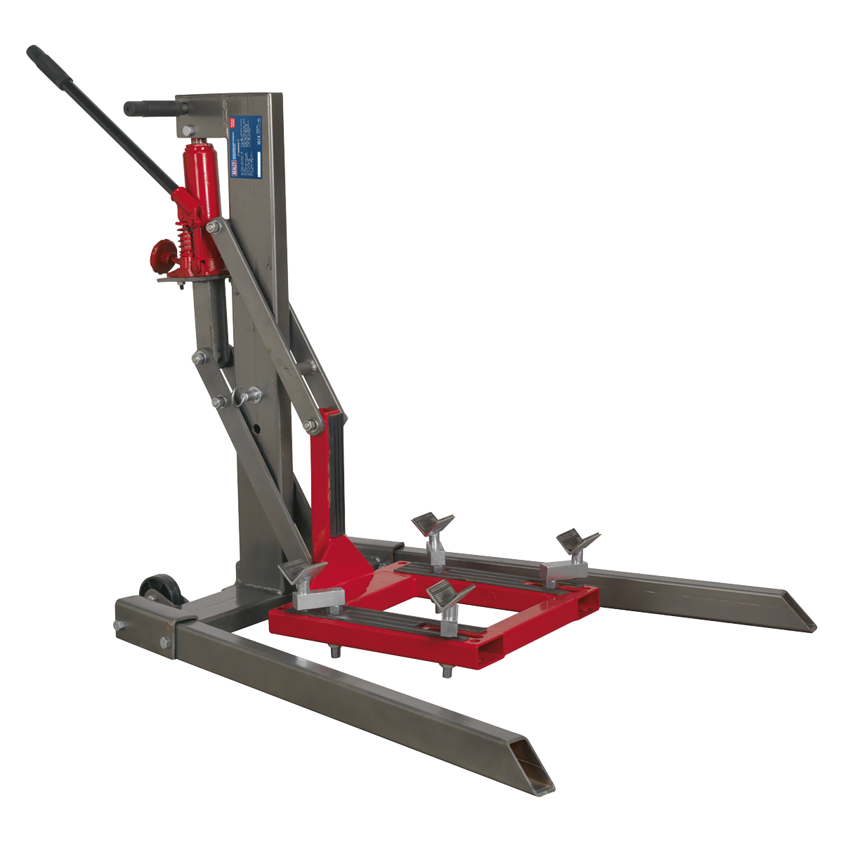 Single Post Hydraulic Motorcycle Lift 450kg Capacity