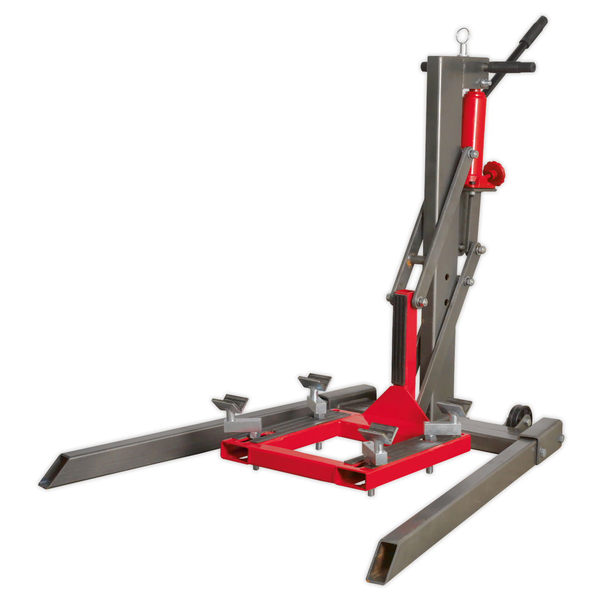 Single Post Hydraulic Motorcycle Lift 450kg Capacity