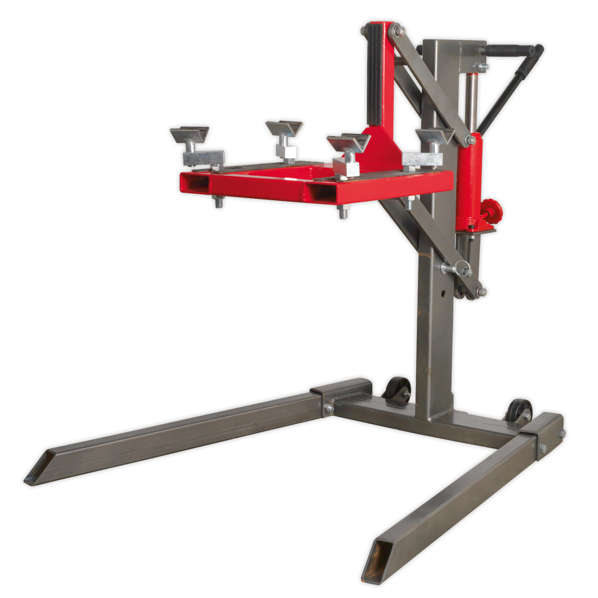 Single Post Hydraulic Motorcycle Lift 450kg Capacity