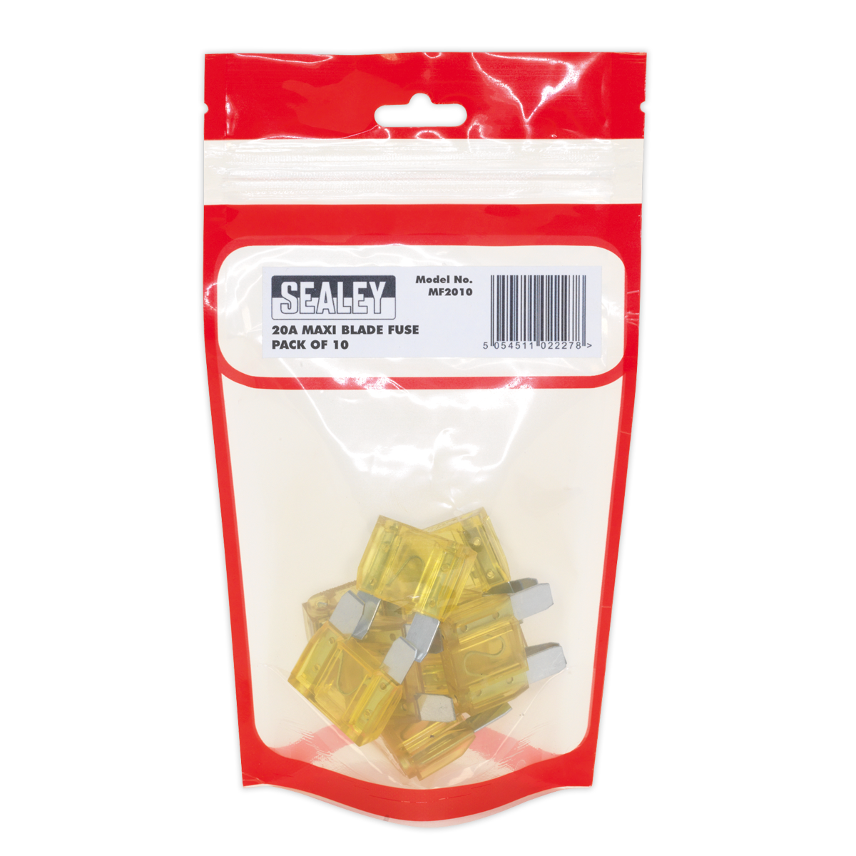 Automotive MAXI Blade Fuse 20A Pack of 10