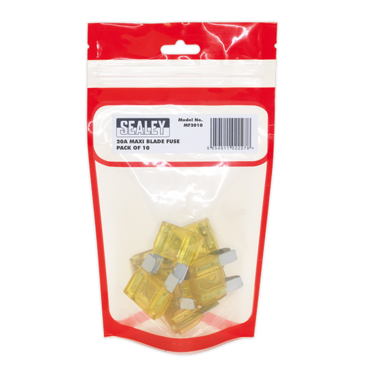 Automotive MAXI Blade Fuse 20A Pack of 10