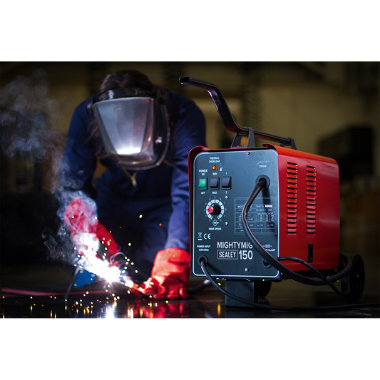 Professional Gas/No-Gas MIG Welder 150A 230V