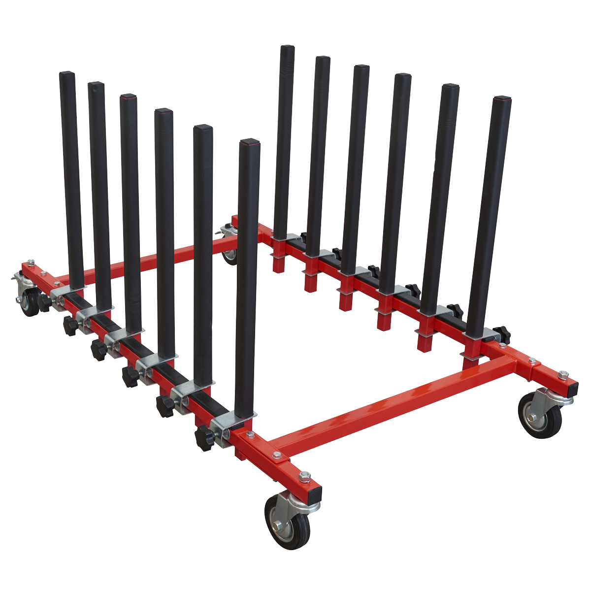 Panel Storage Rack Mobile Holds 5 Panels