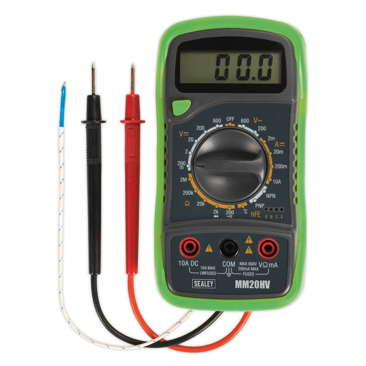 Digital Multimeter 8-Function with Thermocouple Hi-Vis