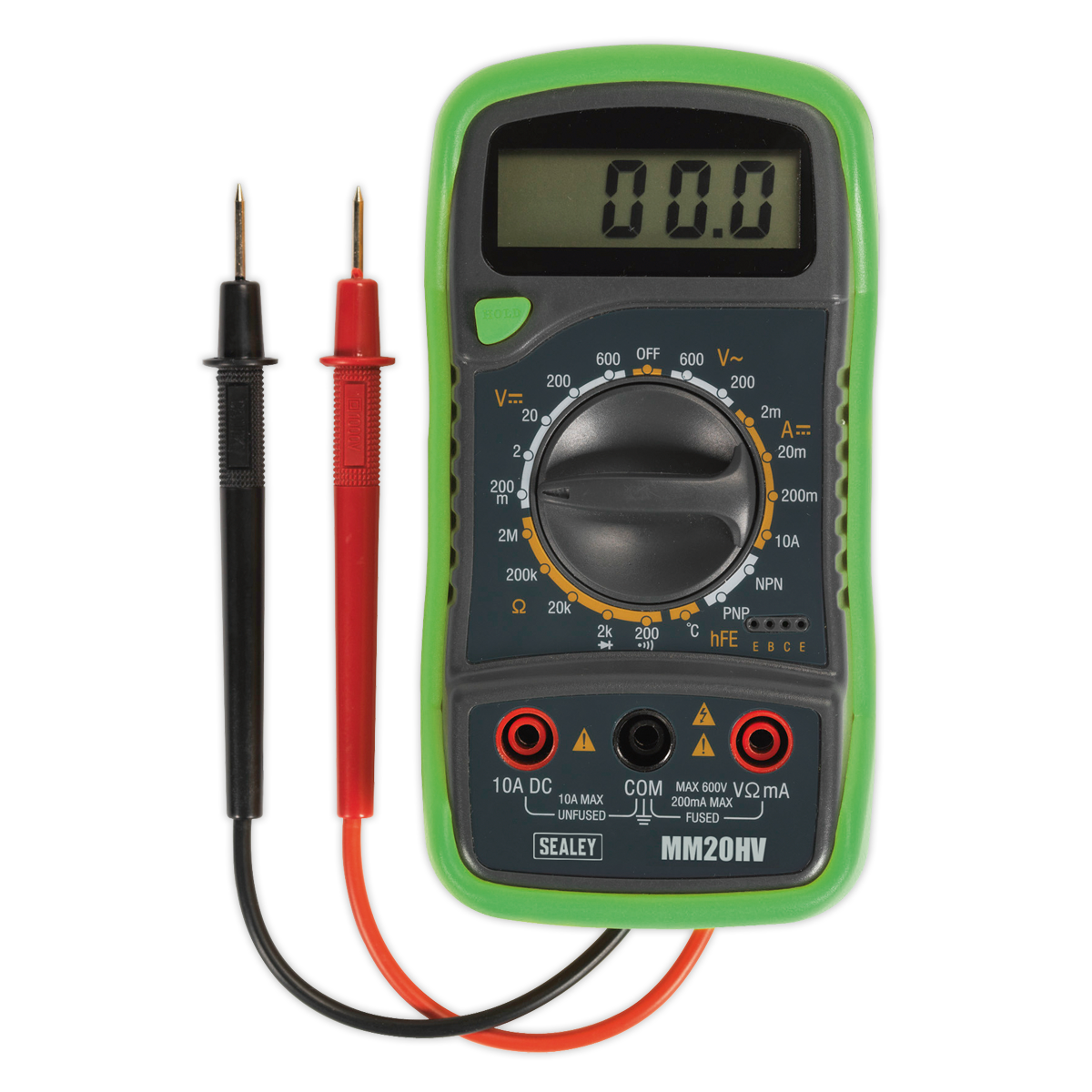 Digital Multimeter 8-Function with Thermocouple Hi-Vis