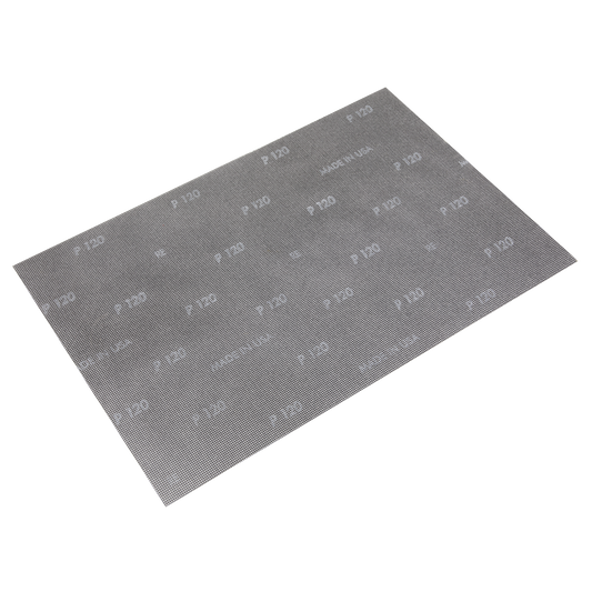 Mesh Orbital Screen Sheets 12 x 18" 120Grit - Pack of 10