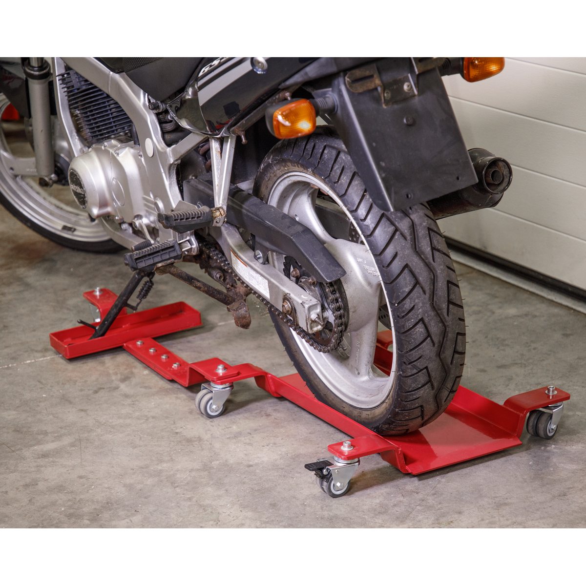 Motorcycle Dolly Rear Wheel - Side Stand Type