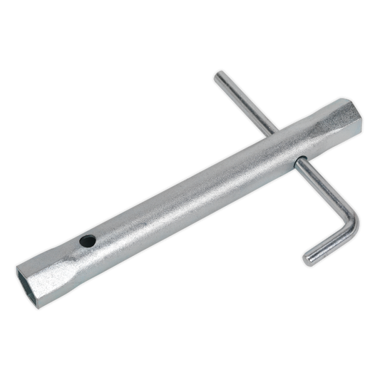 Double End Long Reach Spark Plug Box Spanner 16/18mm with L-Bar