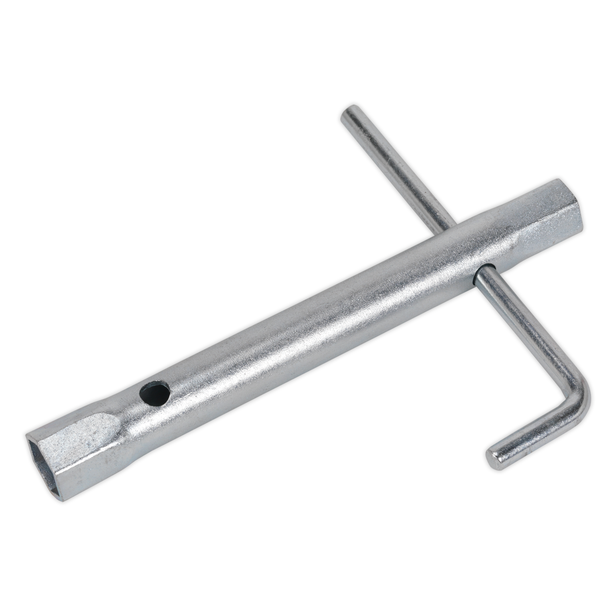 Double End Long Reach Spark Plug Box Spanner 14/16mm with L-Bar