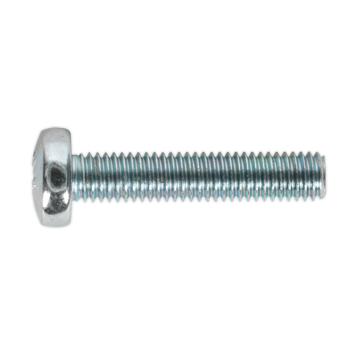 Machine Screw M5 x 25mm Pan Head Pozi Zinc Pack of 50