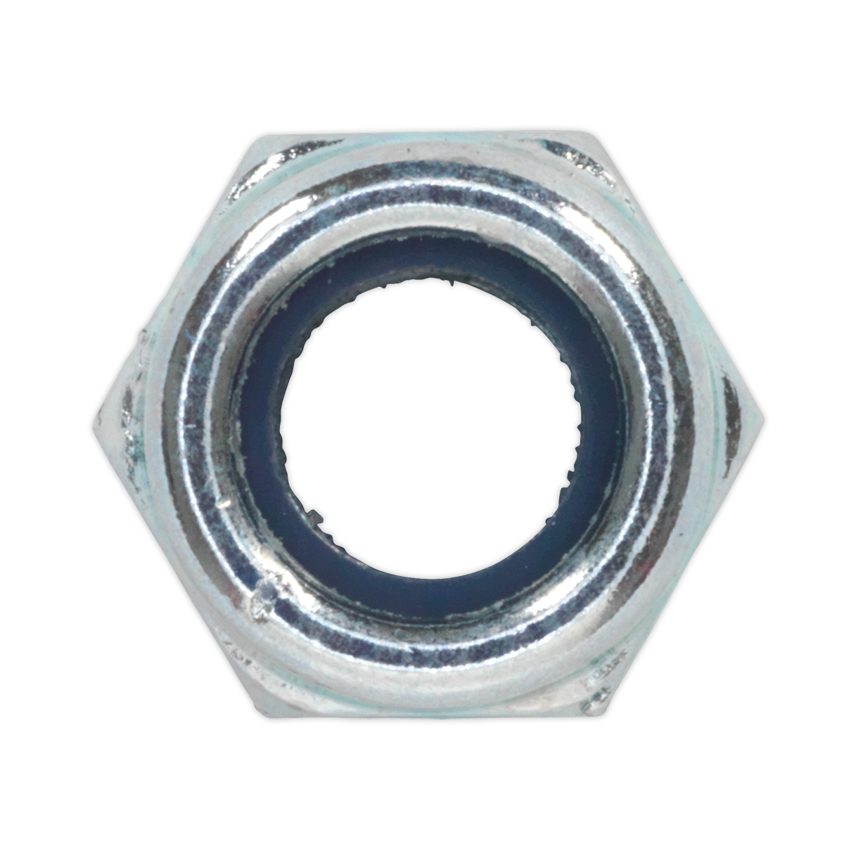 Nylon Locknut M6 Zinc Pack of 100