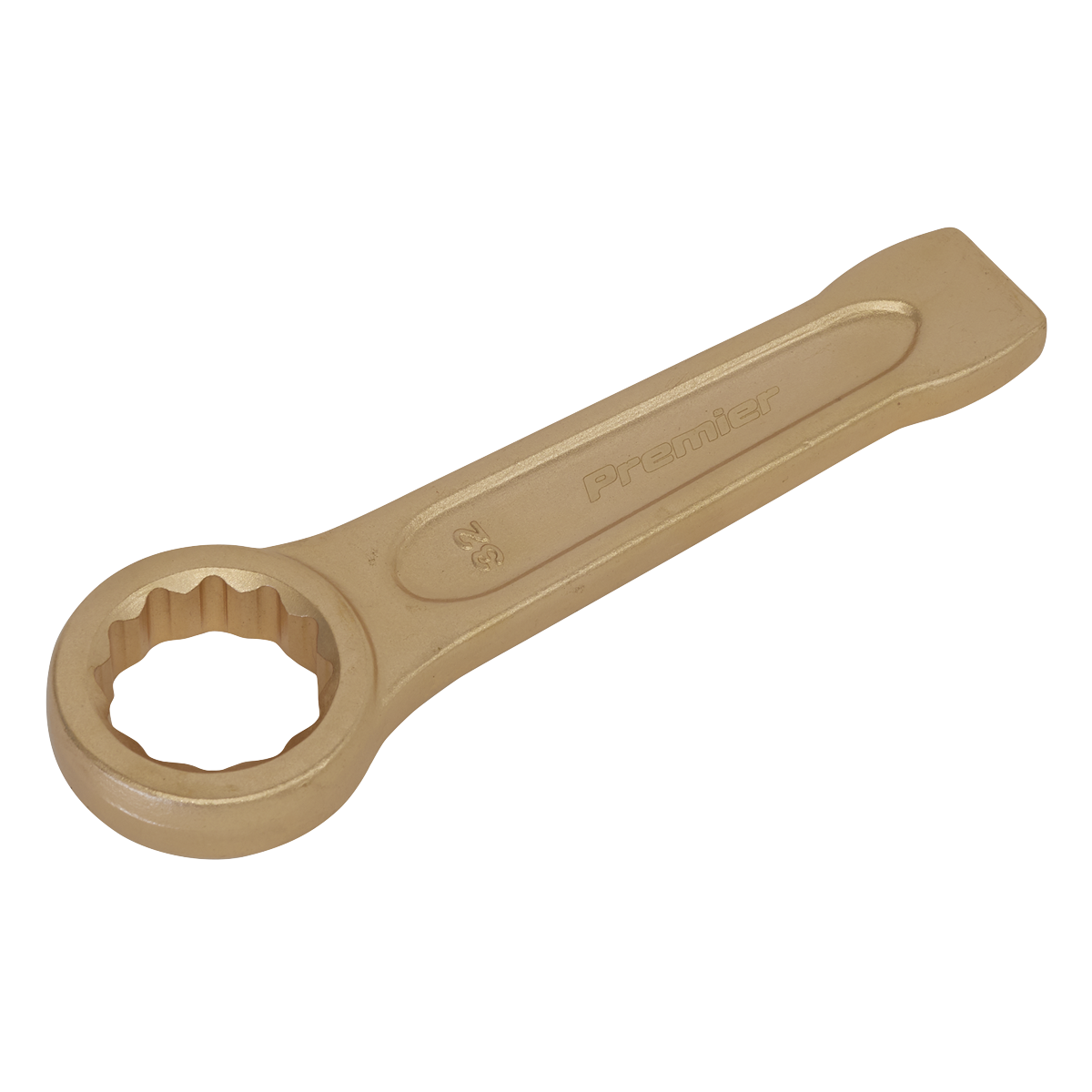 Slogging Spanner Ring End 32mm - Non-Sparking