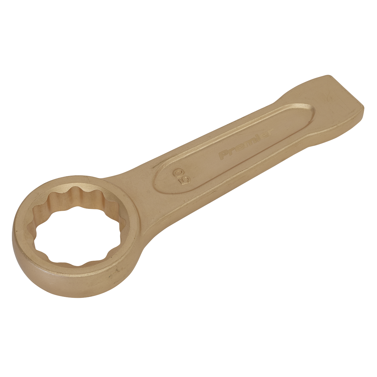 Slogging Spanner Ring End 50mm - Non-Sparking