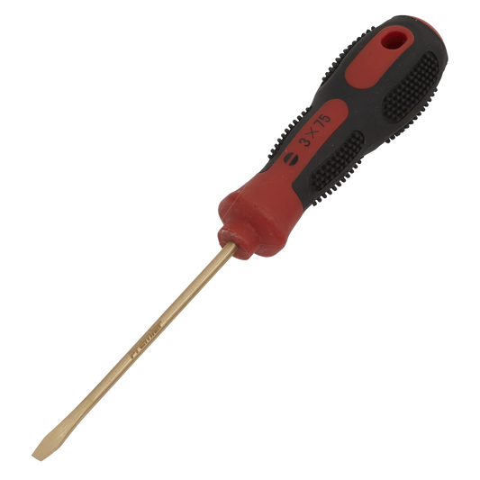 Screwdriver Slotted 3 x 75mm - Non-Sparking