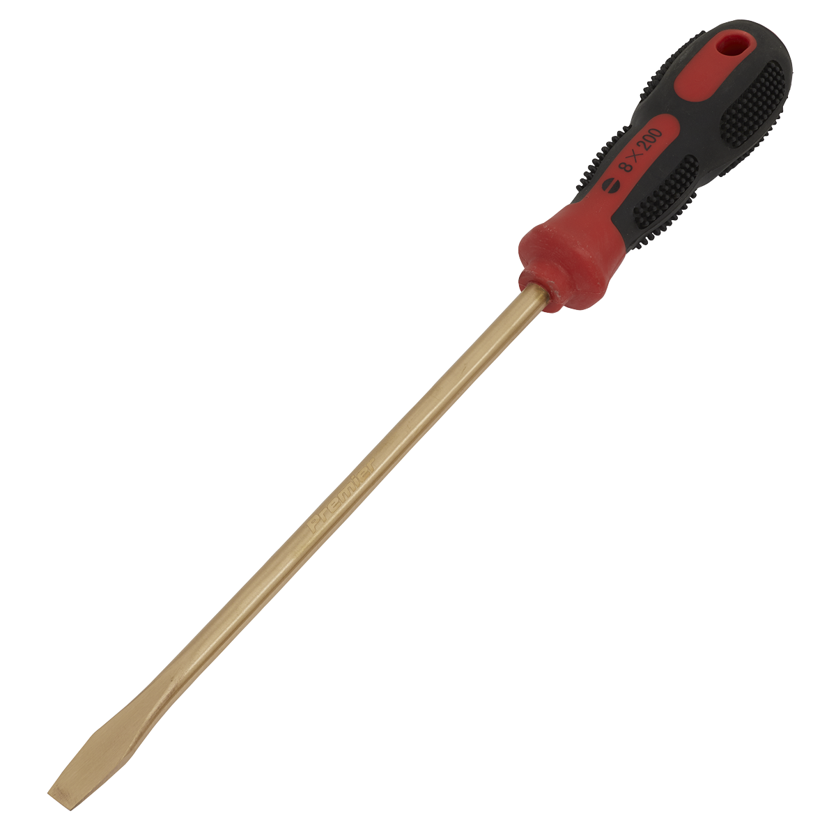 Screwdriver Slotted 8 x 200mm - Non-Sparking