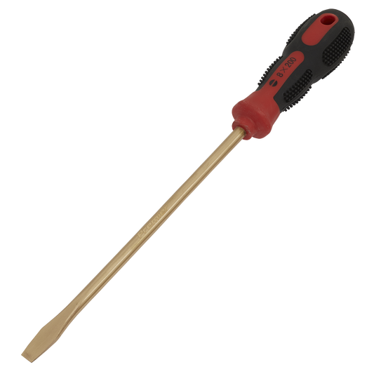 Screwdriver Slotted 8 x 200mm - Non-Sparking