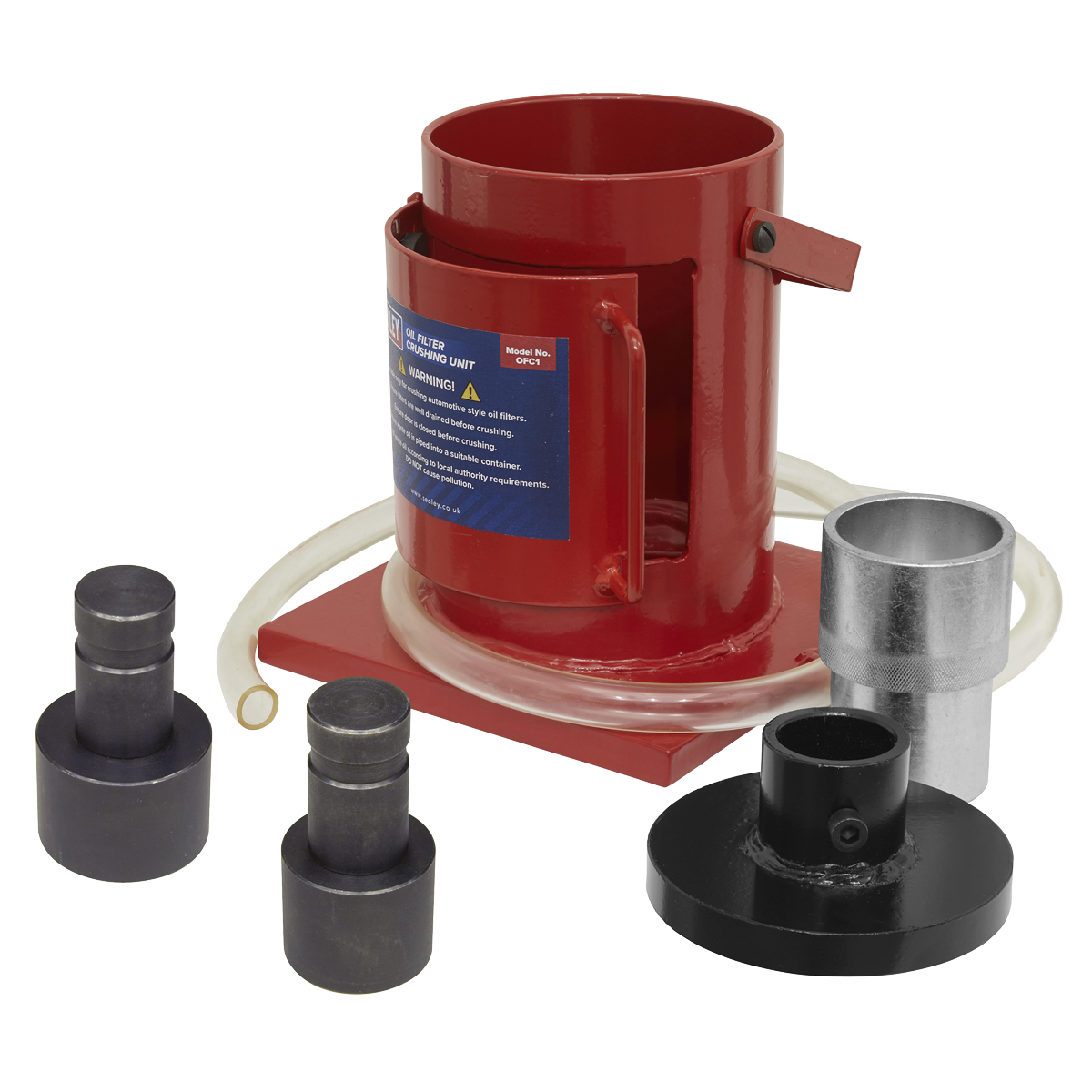 Oil Filter Crusher and Adaptor Combo