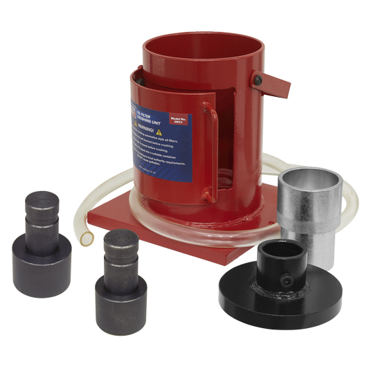 Oil Filter Crusher and Adaptor Combo