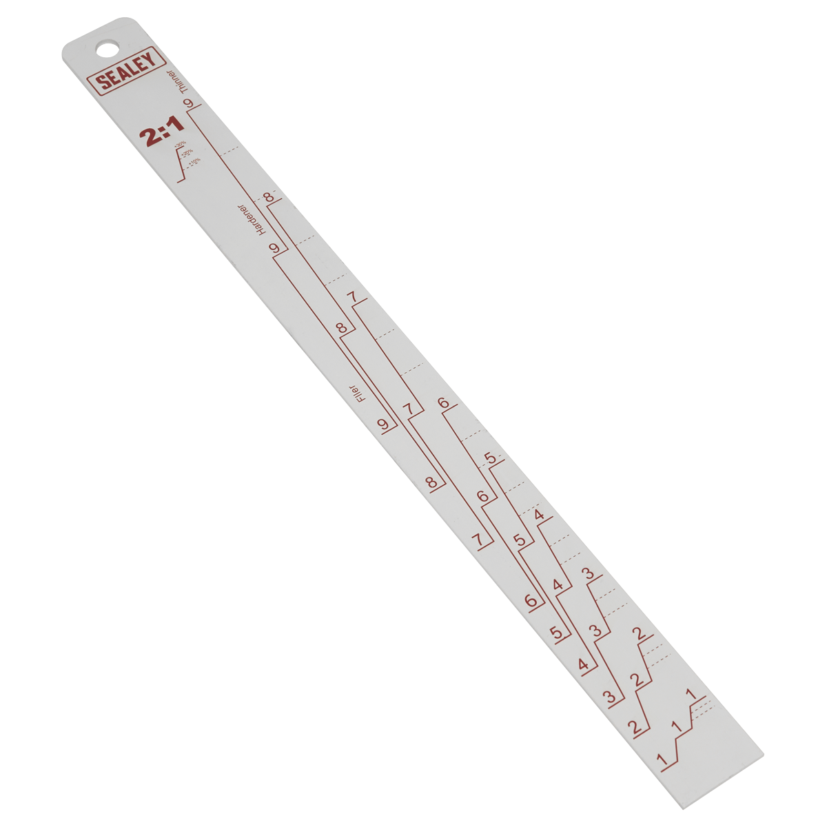 Aluminium Paint Measuring Stick 2:1/4:1